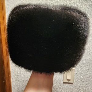 Real mink hat from Ukraine